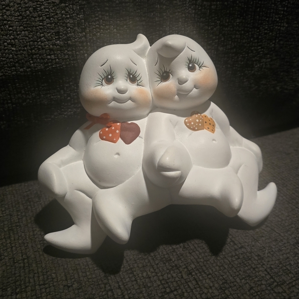 Vintage Jack-o-lantern Sitter Ghosts
